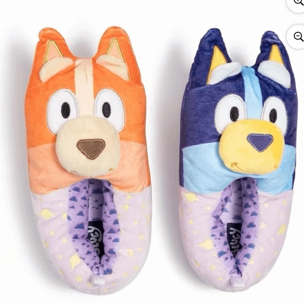 Bluey Toddler Girl Glow in The Dark Slipper 7-8